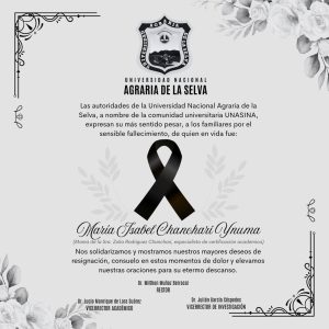 Las autoridades universitarias de la Universidad Nacional Agraria de la Selva, …