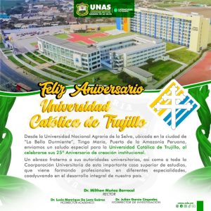 Las autoridades universitarias de la Universidad Nacional Agraria de la Selva (…