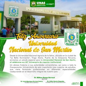 Las autoridades universitarias de la Universidad Nacional Agraria de la Selva (…