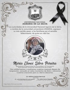 Las autoridades universitarias de la Universidad Nacional Agraria de la Selva, …