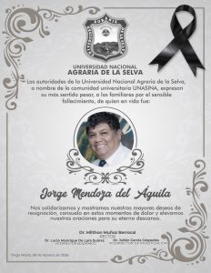 Las autoridades universitarias de la Universidad Nacional Agraria de la Selva, …