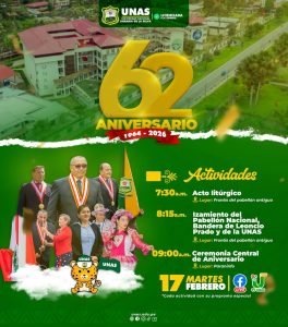 ¡𝗘𝘀𝘁𝗮𝗺𝗼𝘀 𝗱𝗲 𝗮𝗻𝗶𝘃𝗲𝗿𝘀𝗮𝗿𝗶𝗼! 
 La Universidad Nacional Agraria de la Selva (UNAS) c…