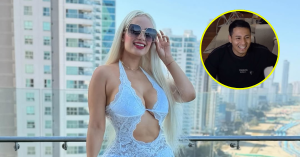 ¡Ampayados! Nadeska Widausky es captada besando al streamer Ángel Ramírez 